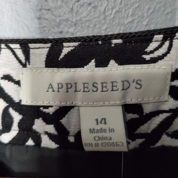 NWOT Appleseed's Balck & White Scoop Neck Jacket Blazer, 14 - Picture 5 of 7